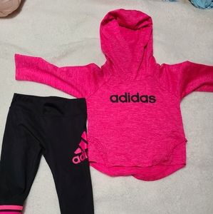 Adidas hoodie and pants set